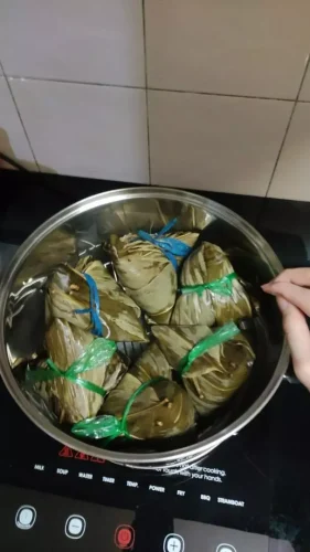 10 Pcs Traditional Nyonya Rice Dumpling 粽子 Bak Zhang (3 Free Sample Packs) photo review