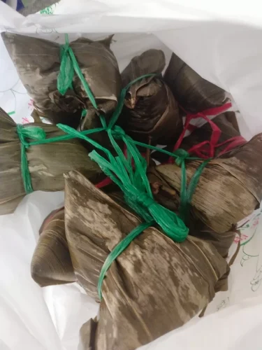 10 Pcs Traditional Nyonya Rice Dumpling 粽子 Bak Zhang (3 Free Sample Packs) photo review